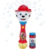 Paw Patrol Marshall bubble wand with light, sound, and bubble solution