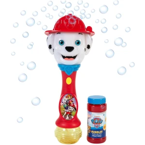 Paw Patrol Marshall bubble wand with light, sound, and bubble solution