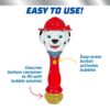 Paw Patrol Marshall bubble wand with light, sound, and bubble solution - vue 4