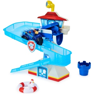 Adventure Bay Bath Playset with Light-up Chase Vehicle for Kids 3+