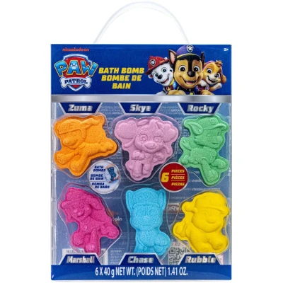 Paw Patrol Cucumber Melon Bath Bombs, 6 Pack Scented Fun for Kids