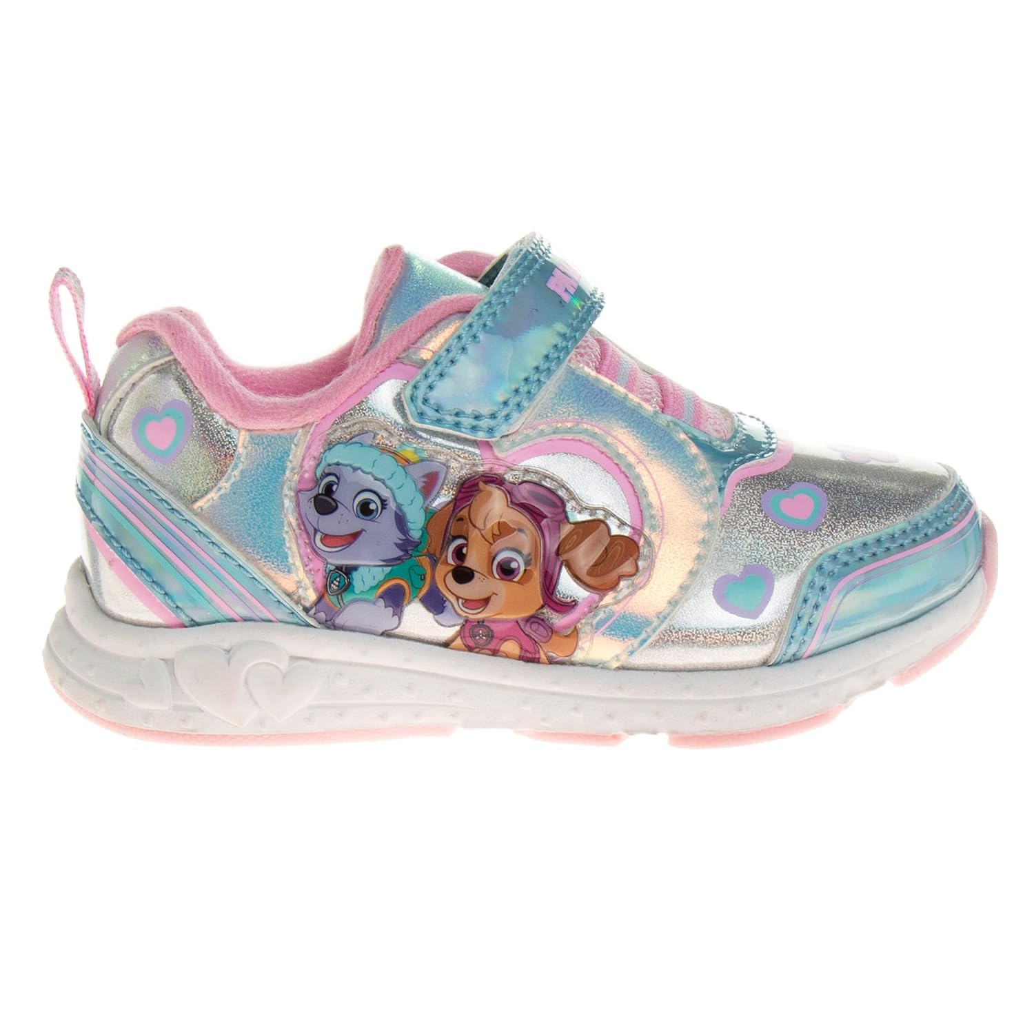amazon-6a1ab6a8901c5 Girls Paw Patrol Light Up Laceless Shoes for Toddler - vue 4