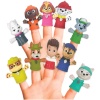 PAW Patrol 10 Piece Finger Puppets for Bath, Pool & Story Time Fun