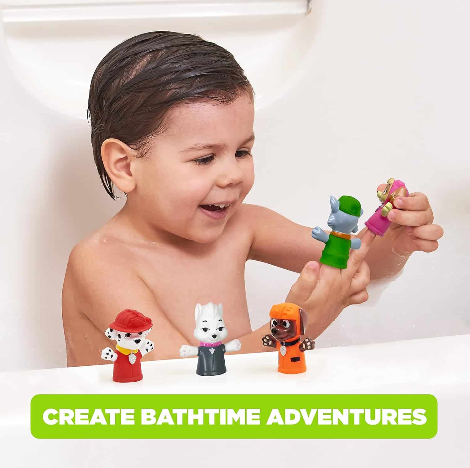 amazon-6a1ab6eb31506 PAW Patrol 10 Piece Finger Puppets for Bath, Pool & Story Time Fun - vue 4