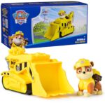 Rubble's Bulldozer Toy Truck with Collectible Action Figure for Kids Ages 3 and Up - vue 2