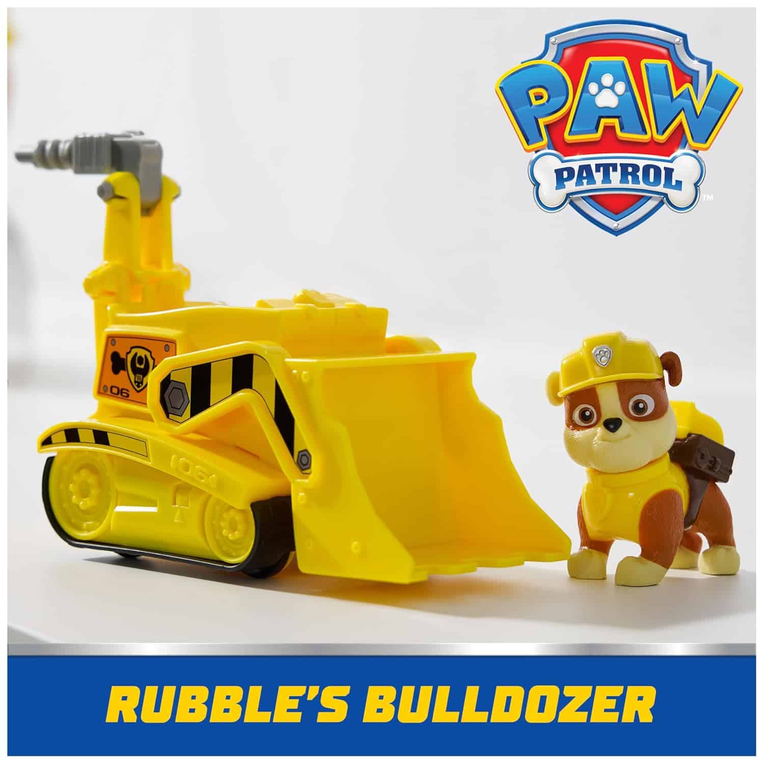 amazon-6a1ab8699904a Rubble's Bulldozer Toy Truck with Collectible Action Figure for Kids Ages 3 and Up - vue 3