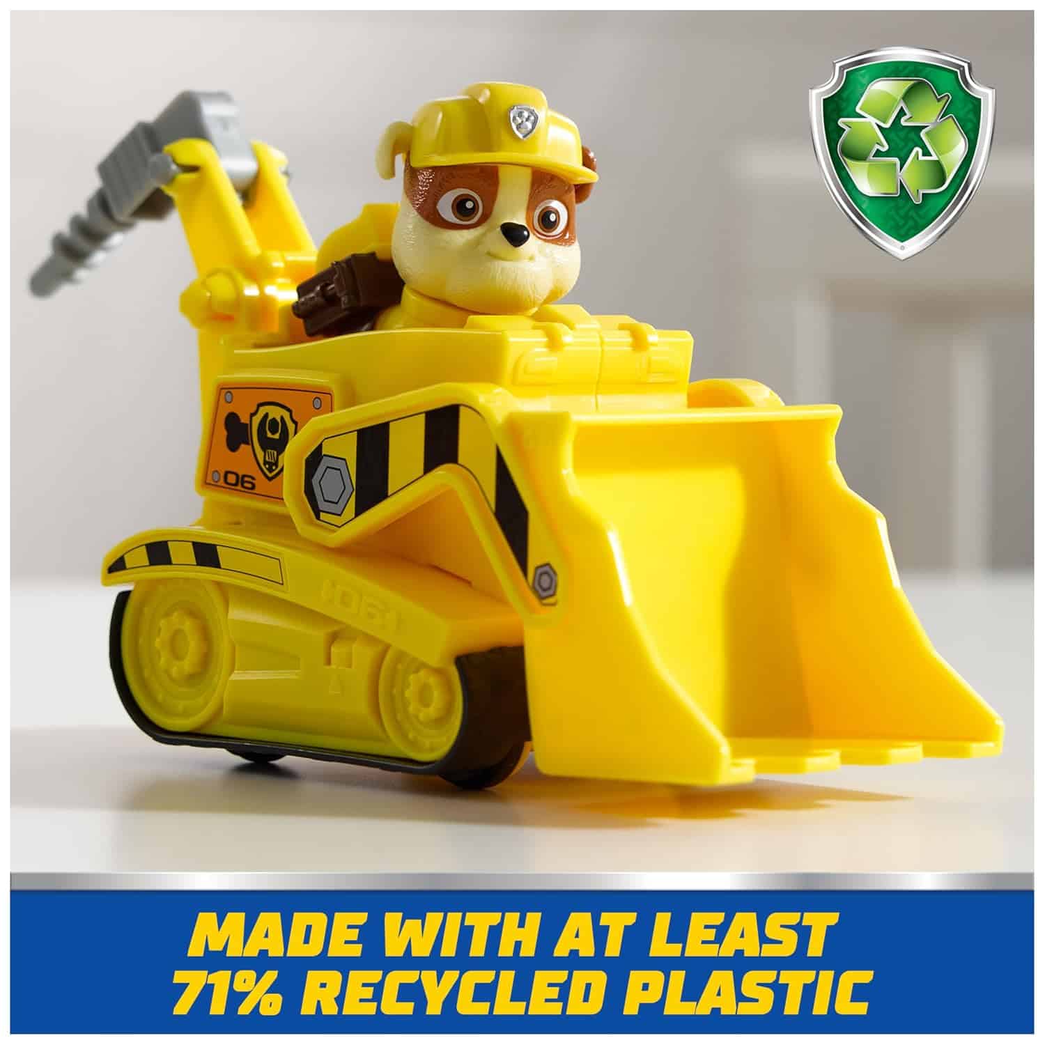 amazon-6a1ab86c2424f Rubble's Bulldozer Toy Truck with Collectible Action Figure for Kids Ages 3 and Up - vue 4