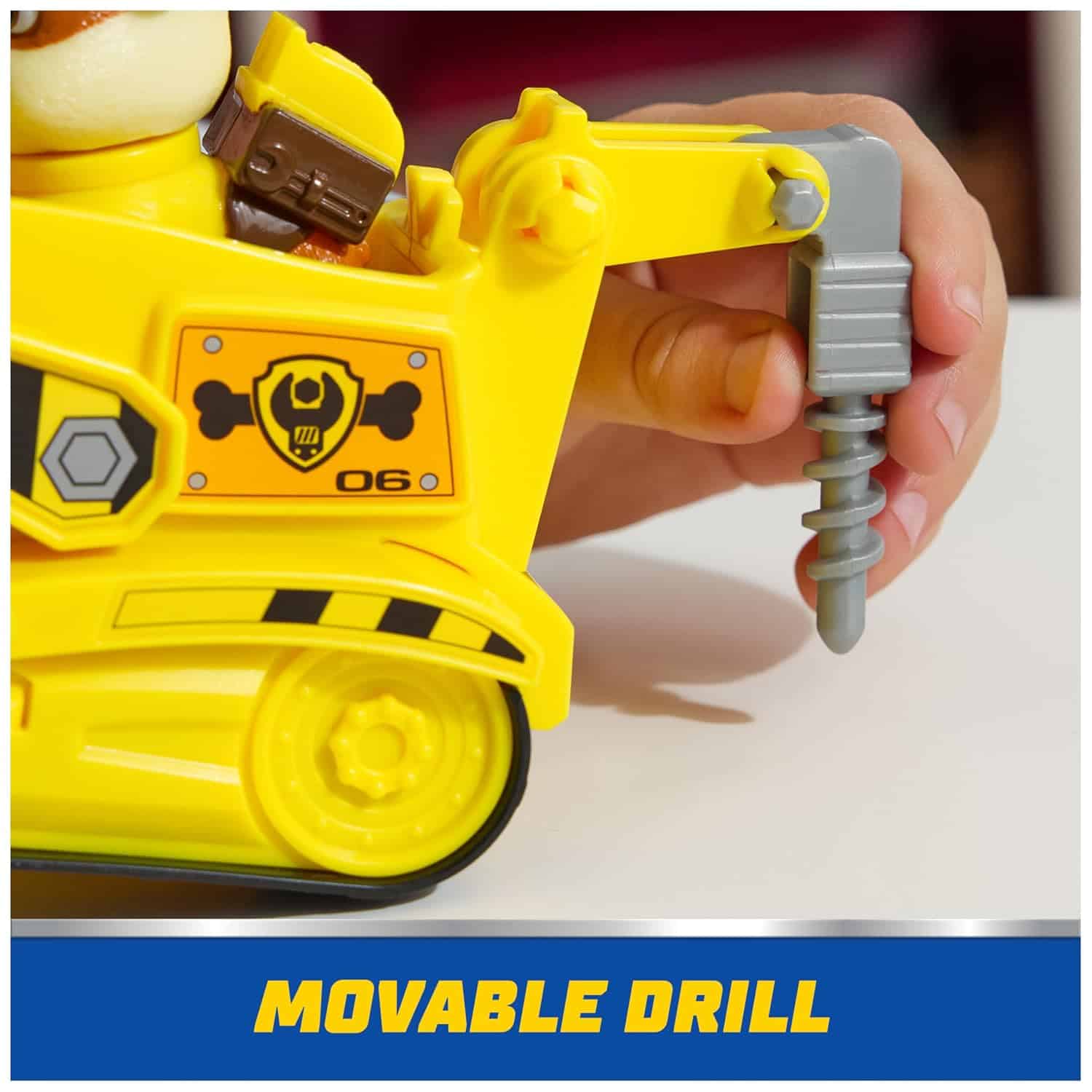 amazon-6a1ab86e9530e Rubble's Bulldozer Toy Truck with Collectible Action Figure for Kids Ages 3 and Up - vue 5