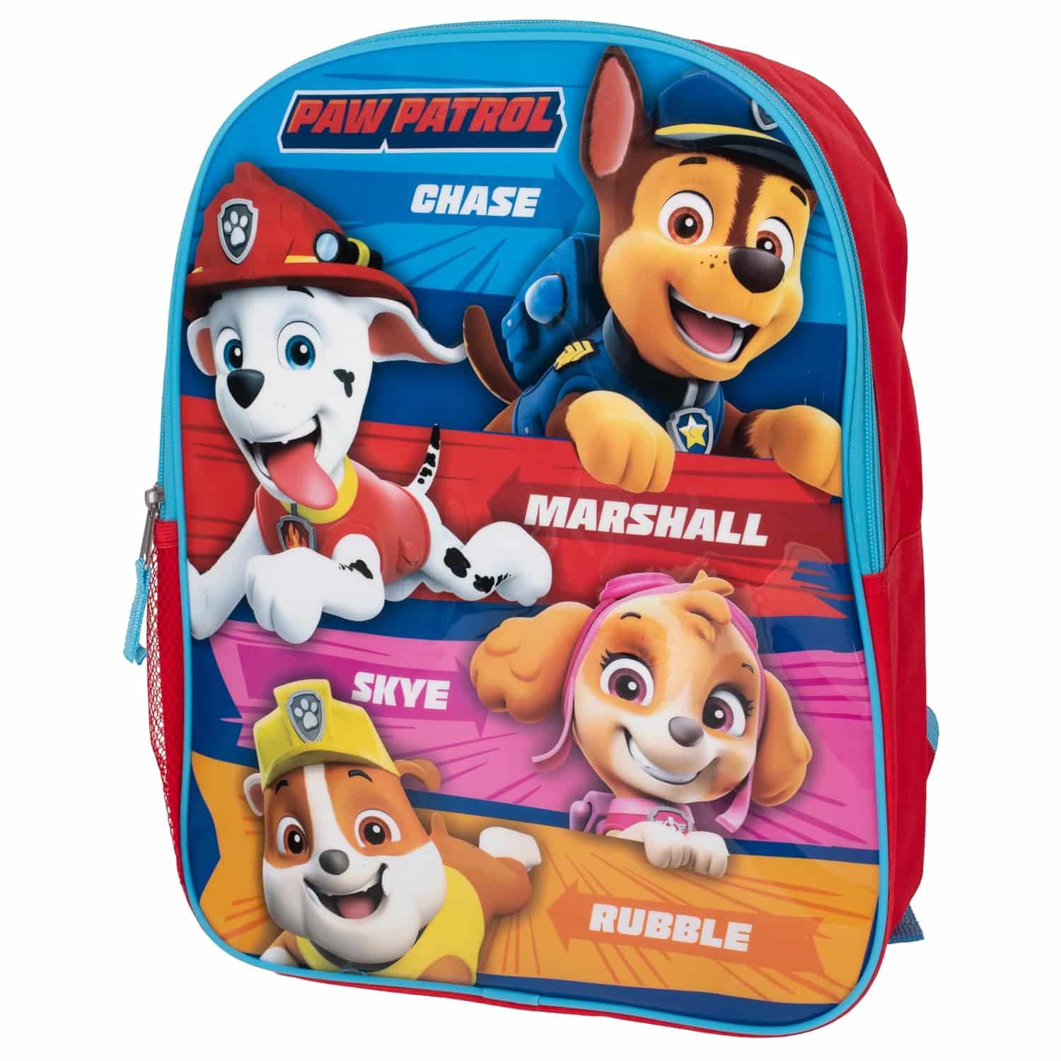 amazon-6a1ab8ad28155 Paw Patrol Kids Backpack 15 Inch School Book Bag with Chase, Marshall, Skye, and Rubble - vue 5