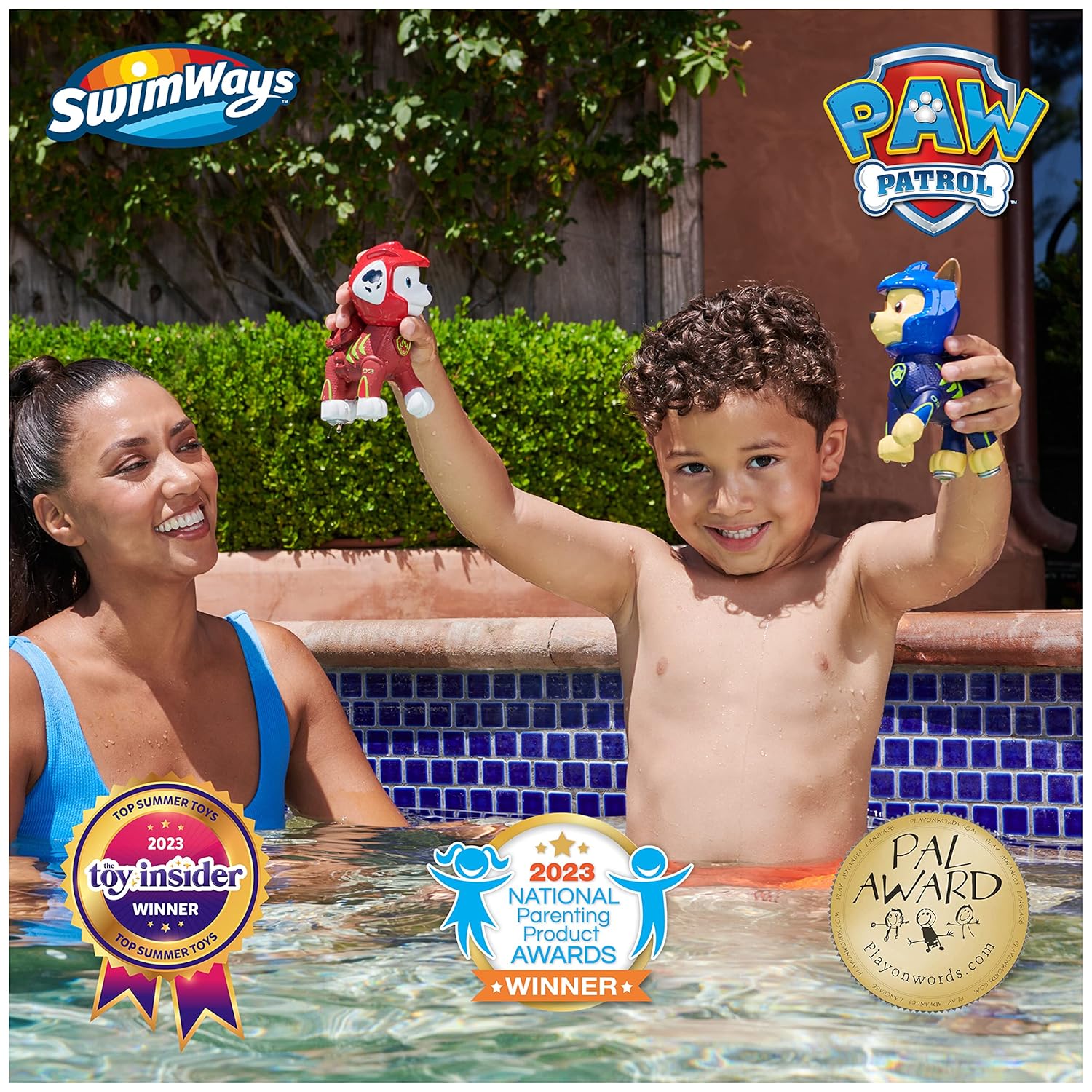 amazon-6a1ab8e1d21d8 Paw Patrol Floatin' Figures Chase & Marshall 2-Pack Kids Pool Toys - vue 3