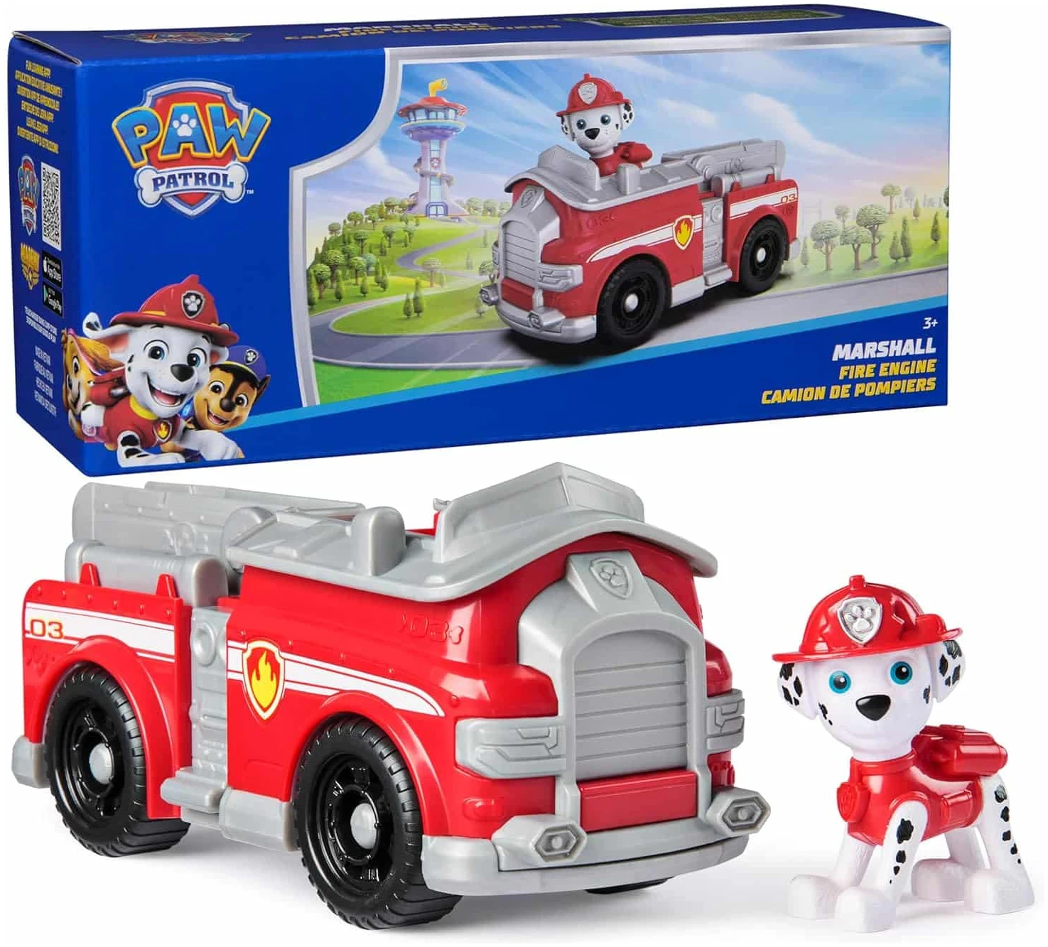 amazon-6a1ab98f0c8cb Marshall’s Firetruck Toy Vehicle with Collectible Figure for Kids Ages 3+