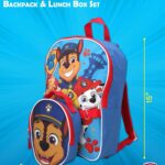 Paw Patrol kids backpack and lunch box set with detachable 15 inch bag - vue 3