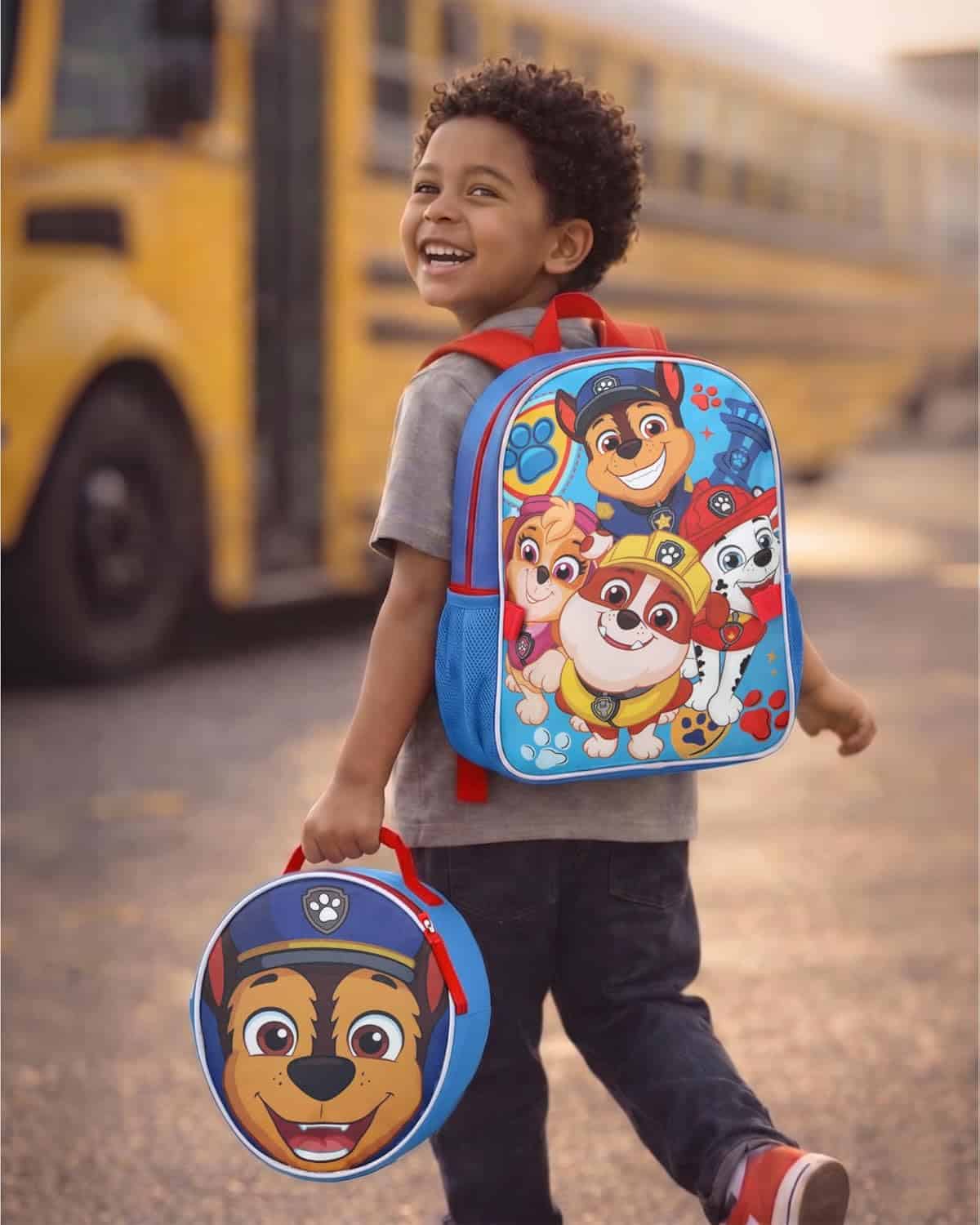 amazon-6a1aba0112b55 Paw Patrol kids backpack and lunch box set with detachable 15 inch bag - vue 4