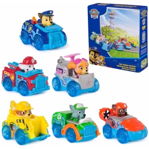 PAW Patrol Pup Squad Racers 6-Pack with Chase, Marshall & More
