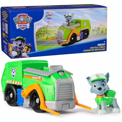 Rocky's Recycle Truck with Action Figure, Eco-Friendly Toy for Ages 3+