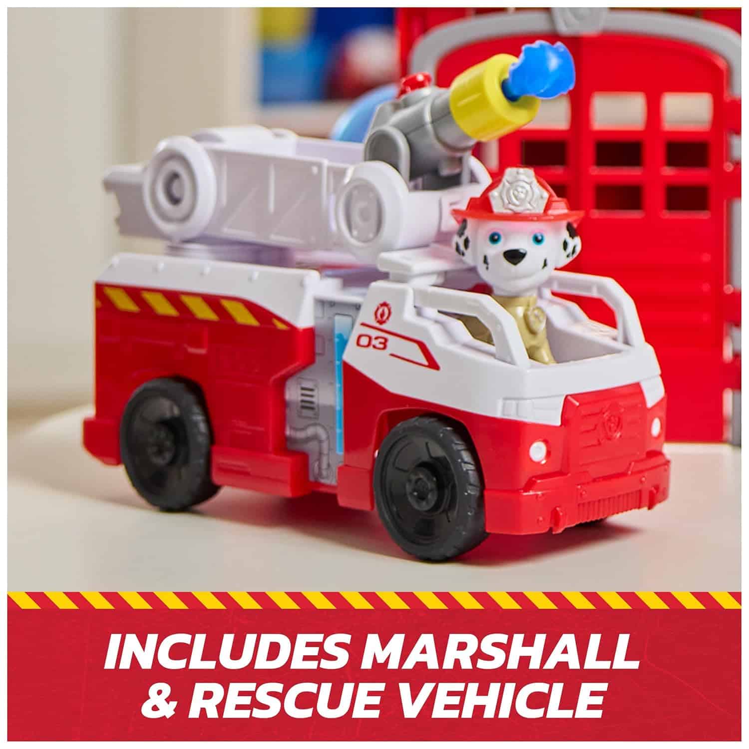 amazon-6a1abb1ebaff9 Fire Rescue Command Center with Marshall Figure and Lights - vue 5