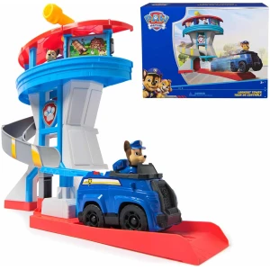 Lookout Tower 20-Inch with Chase Action Figures and Rescue Vehicle for Kids Ages 3+