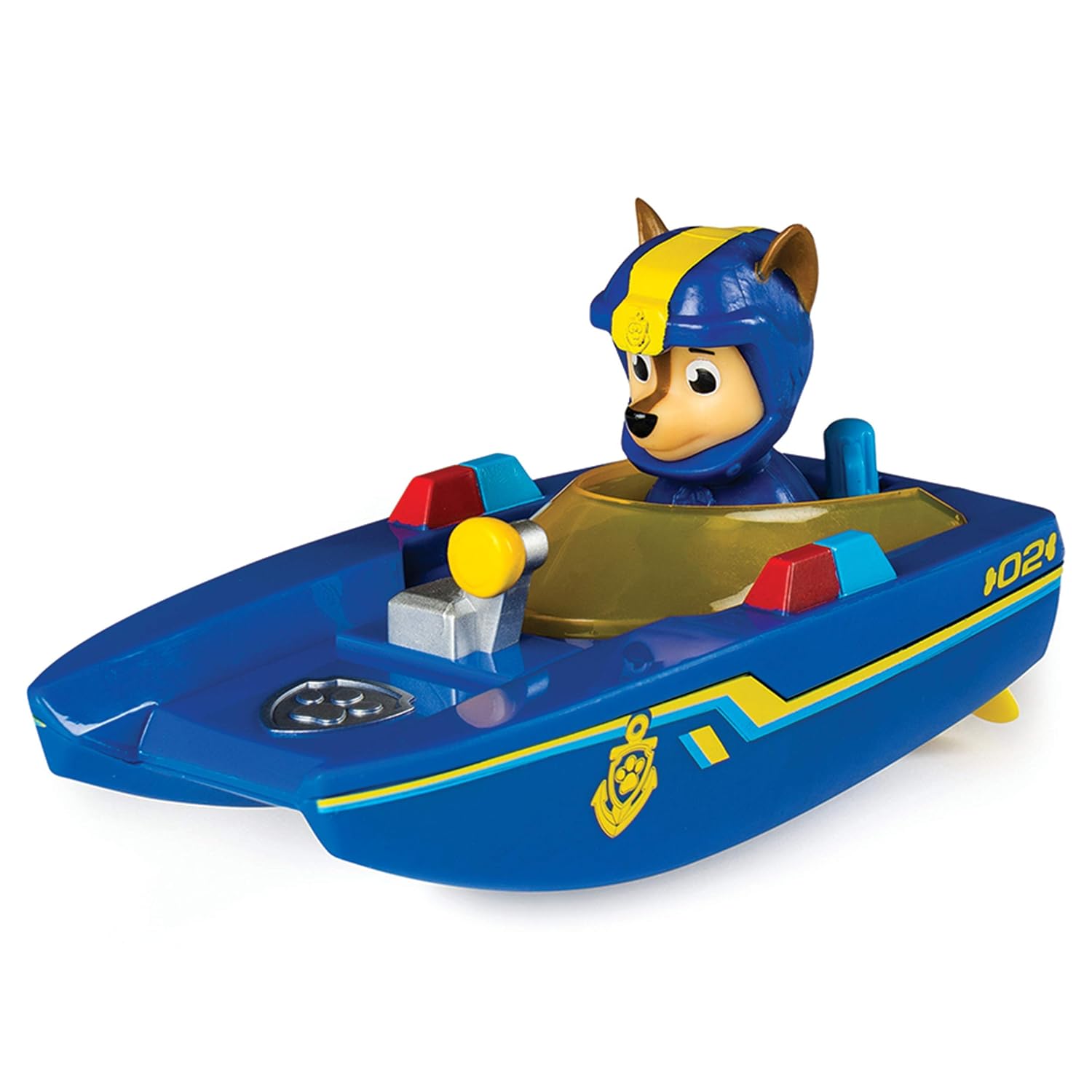 amazon-6a1abb86eb892 Paw Patrol Chase rescue boat wind-up bath toy for kids ages 4 and up