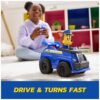 Chase RC Action Cruiser remote control car with LED lights and easy-steer controller for kids ages 3 and up - vue 5