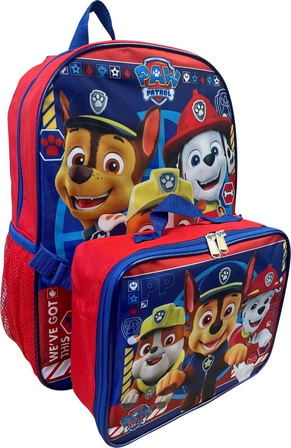 amazon-6a1abc0b5c35a Paw Patrol 16 Inch Backpack with Removable Lunch Box Set for Boys - vue 3