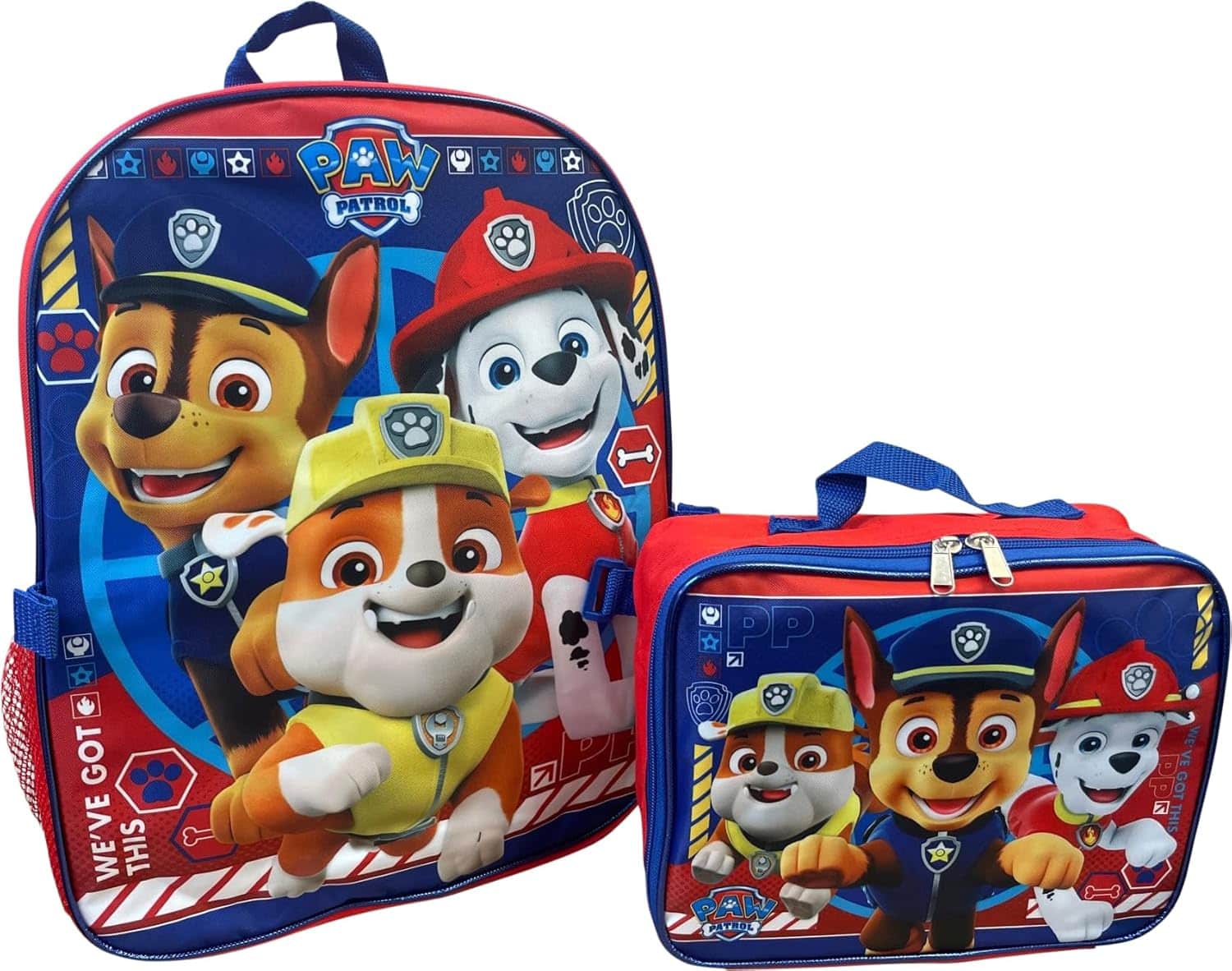 amazon-6a1abc12843fc Paw Patrol 16 Inch Backpack with Removable Lunch Box Set for Boys - vue 4