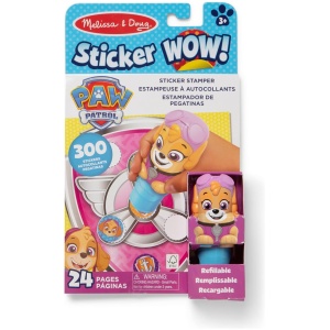 PAW Patrol Skye Sticker Wow Activity Pad with 300 Stickers & Stamper, Arts and Crafts Fidget Toy