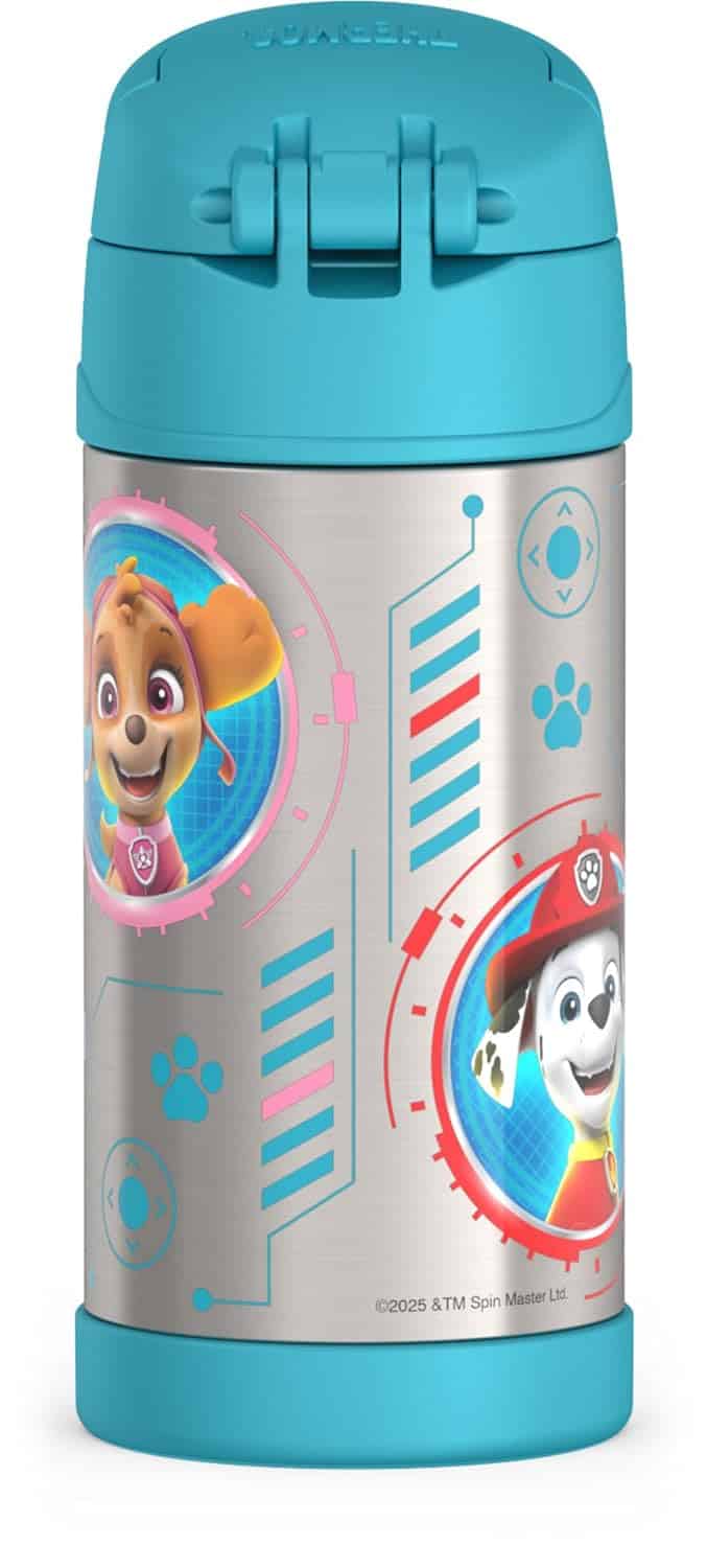 amazon-6a1ace0b79473 Funtainer 12oz Paw Patrol Insulated Water Bottle with Straw for Kids - vue 3