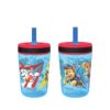 Kelso Paw Patrol Chase & Marshall 15 oz Tumbler Set with Leak-Proof Lid - vue 2