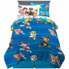 Paw Patrol Twin Bedding Set, Super Soft 5-Piece Comforter & Sheets