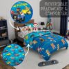 Paw Patrol Twin Bedding Set, Super Soft 5-Piece Comforter & Sheets - vue 5