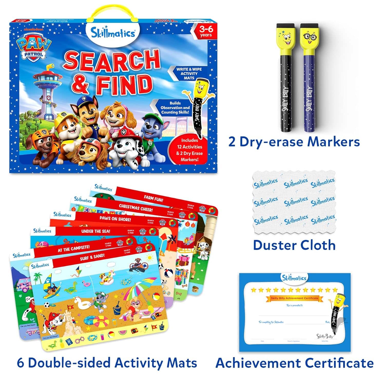 amazon-6a1acf399d958 Search and Find PAW Patrol Educational Game for Toddlers Ages 3-6 - vue 3