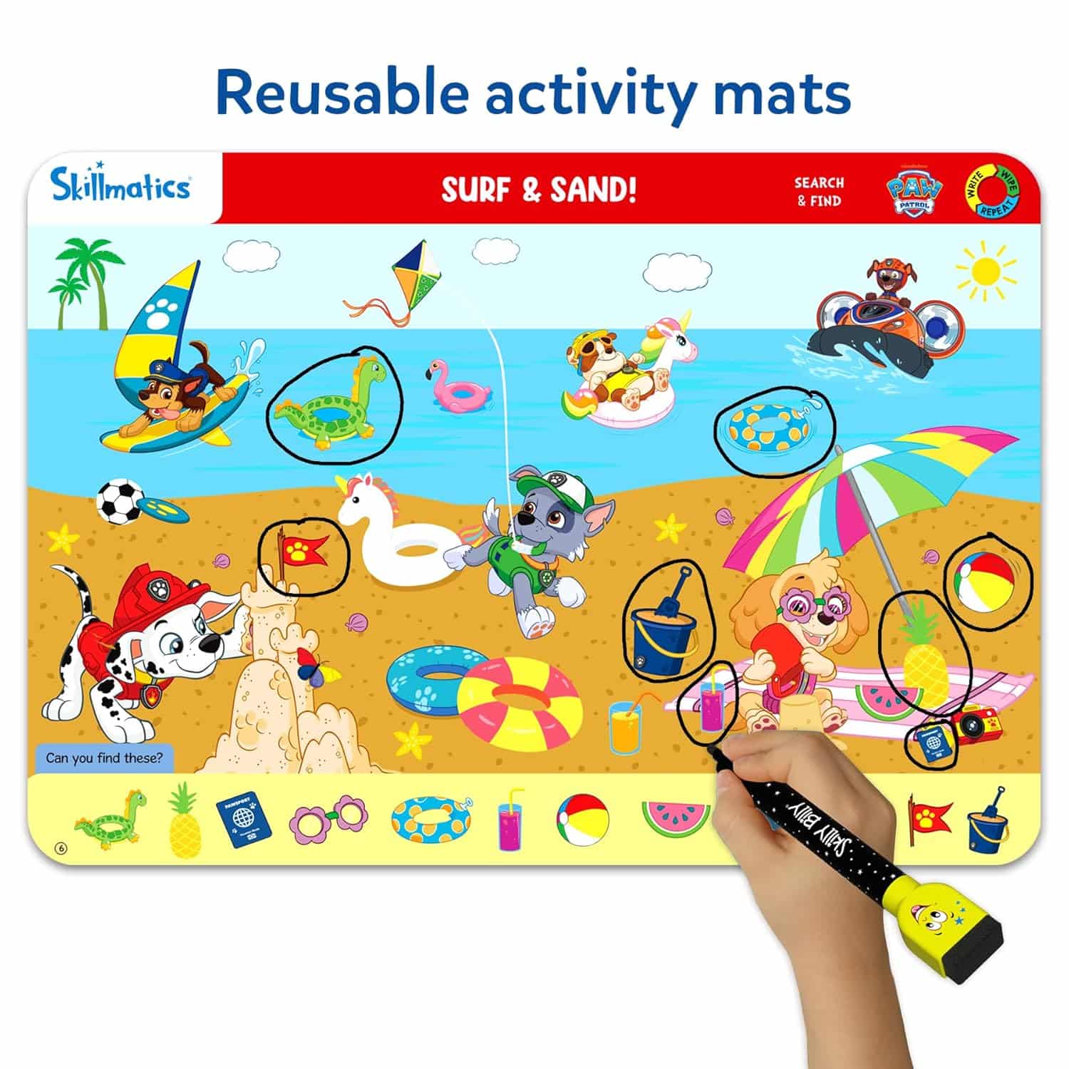 amazon-6a1acf3c690b3 Search and Find PAW Patrol Educational Game for Toddlers Ages 3-6 - vue 4
