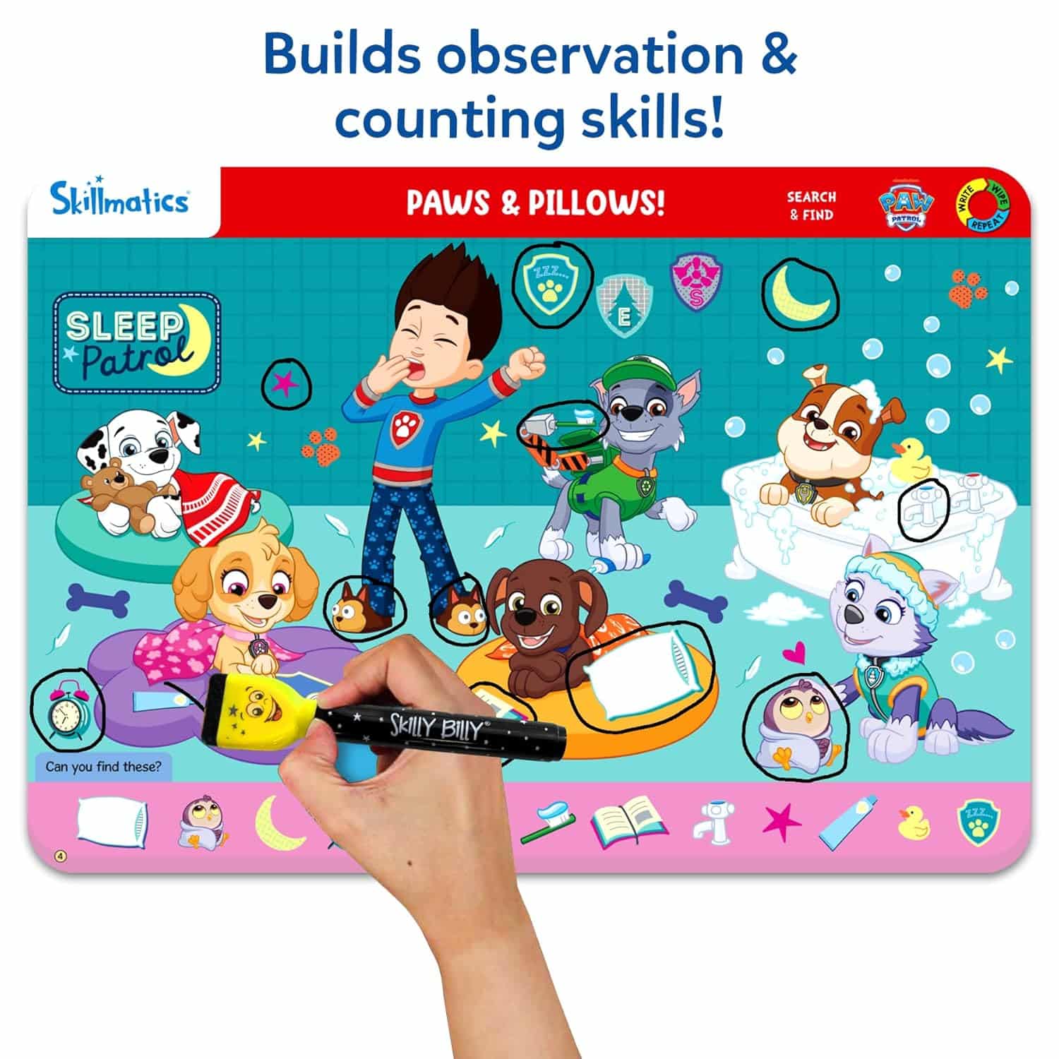 amazon-6a1acf3ec7644 Search and Find PAW Patrol Educational Game for Toddlers Ages 3-6 - vue 5