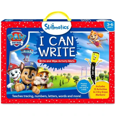 PAW Patrol reusable preschool learning activities for kids ages 3-6