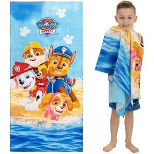 Paw Patrol super soft cotton bath towel for kids, 58 x 28 inches