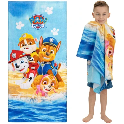 Paw Patrol super soft cotton bath towel for kids, 58 x 28 inches