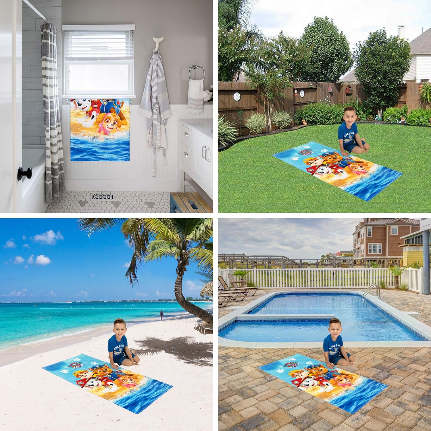 amazon-6a1ad10c0ee63 Paw Patrol super soft cotton bath towel for kids, 58 x 28 inches - vue 5