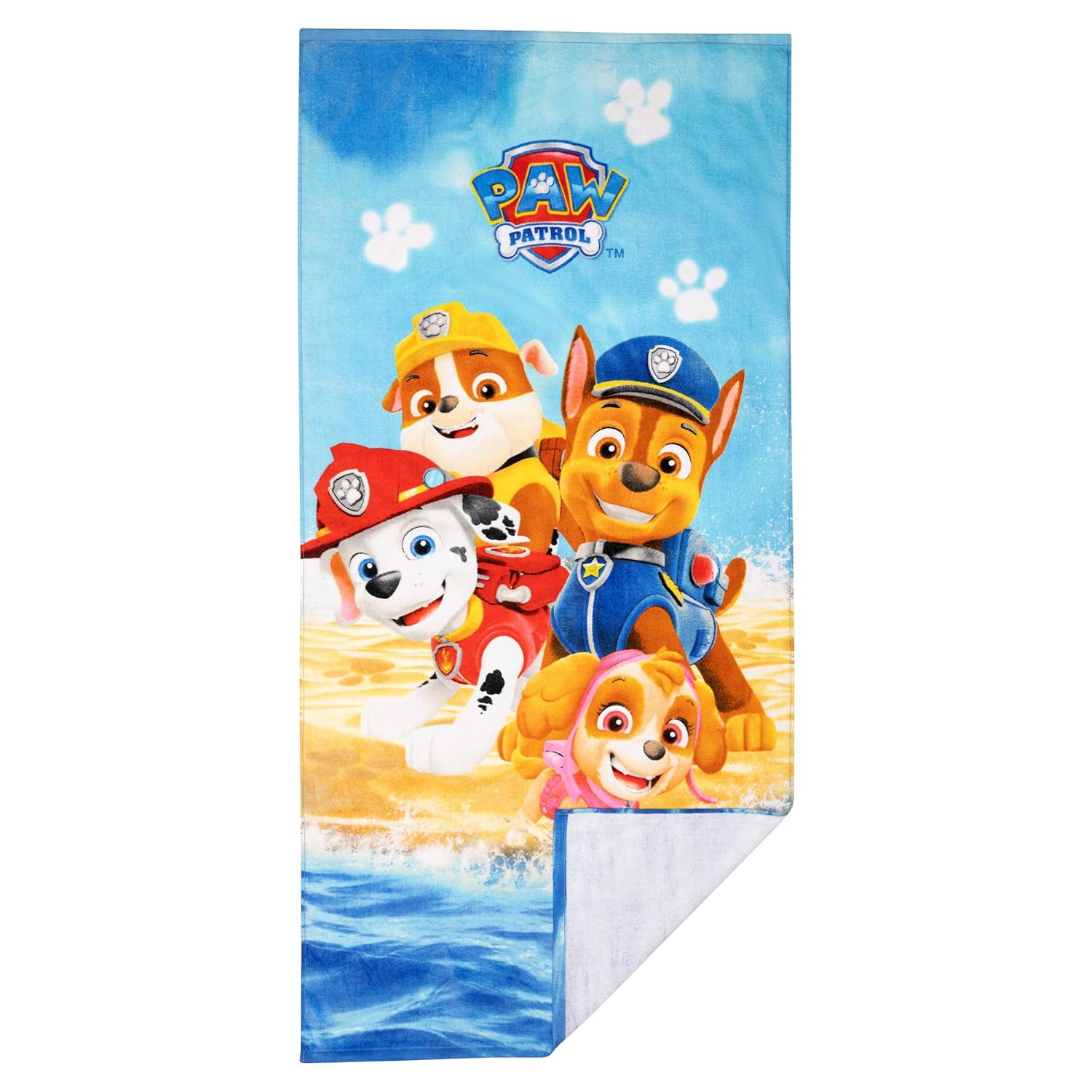 amazon-6a1ad10f26d22 Paw Patrol super soft cotton bath towel for kids, 58 x 28 inches - vue 6