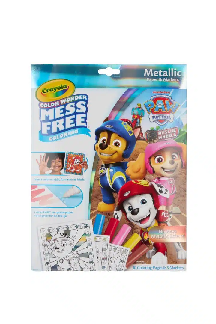 amazon-6a1ad149aa9c8 PAW Patrol Color Wonder mess free coloring set with metallic markers for kids - vue 3