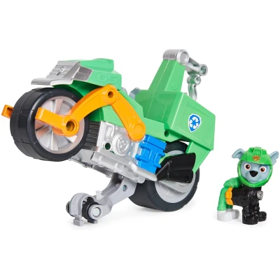 Moto Pups Rocky's Deluxe Pull Back Motorcycle with Wheelie Feature