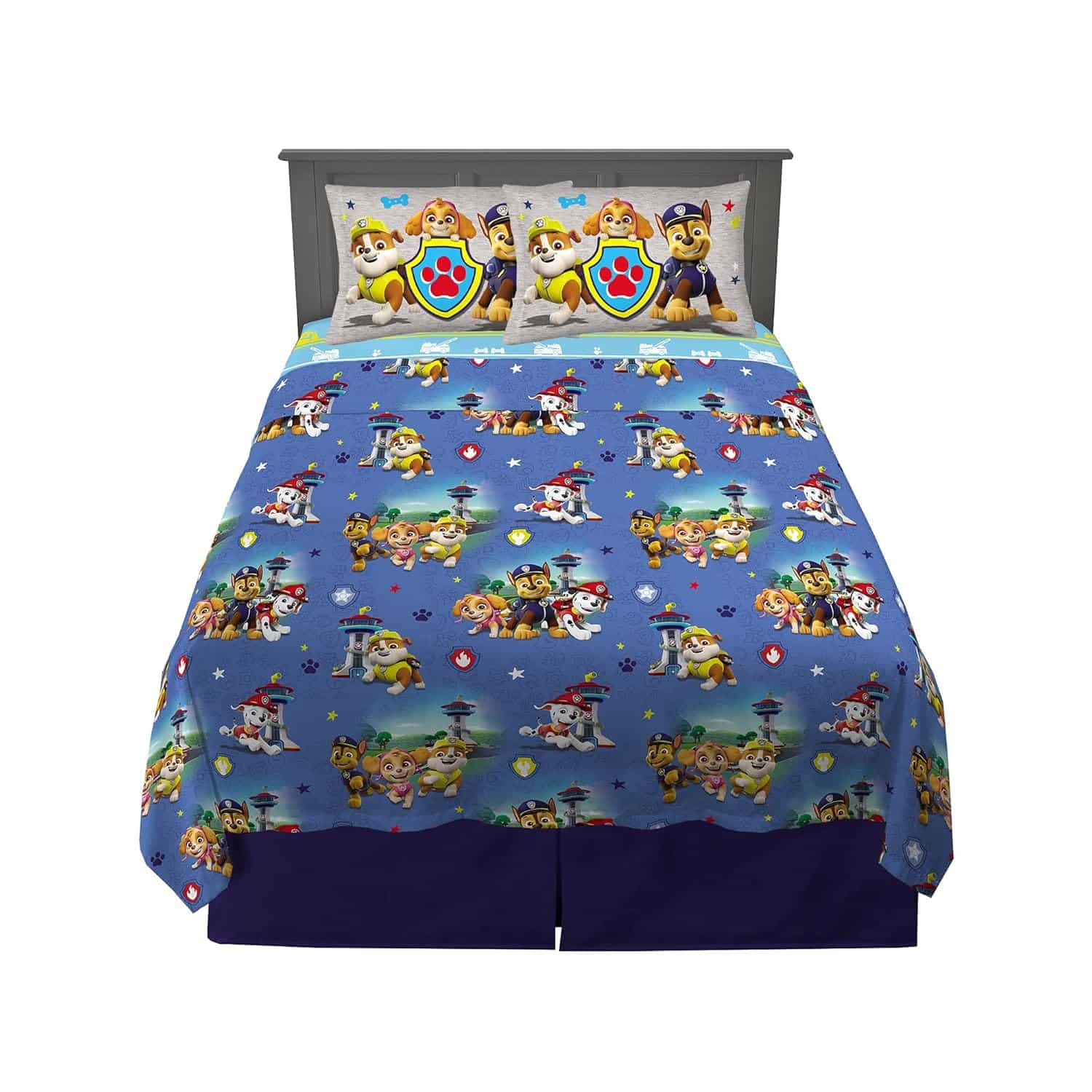 amazon-6a1ad2febe169 Paw Patrol Super Soft Microfiber Full Sheet Set for Kids