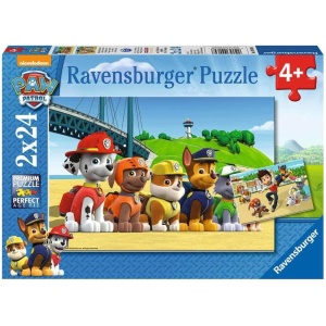 Paw Patrol 2 x 24 Piece Jigsaw Puzzle Set for Kids