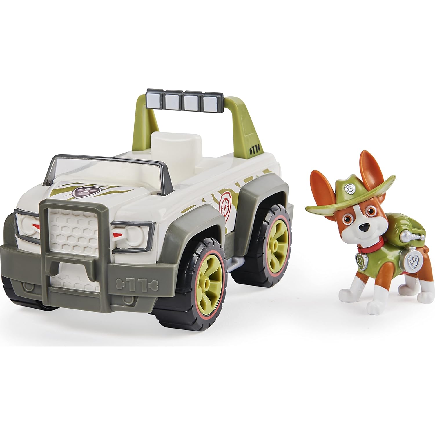 amazon-6a1ad42d71609 Paw Patrol Tracker's Jungle Cruiser Vehicle with Figure for Kids 3+ - vue 2