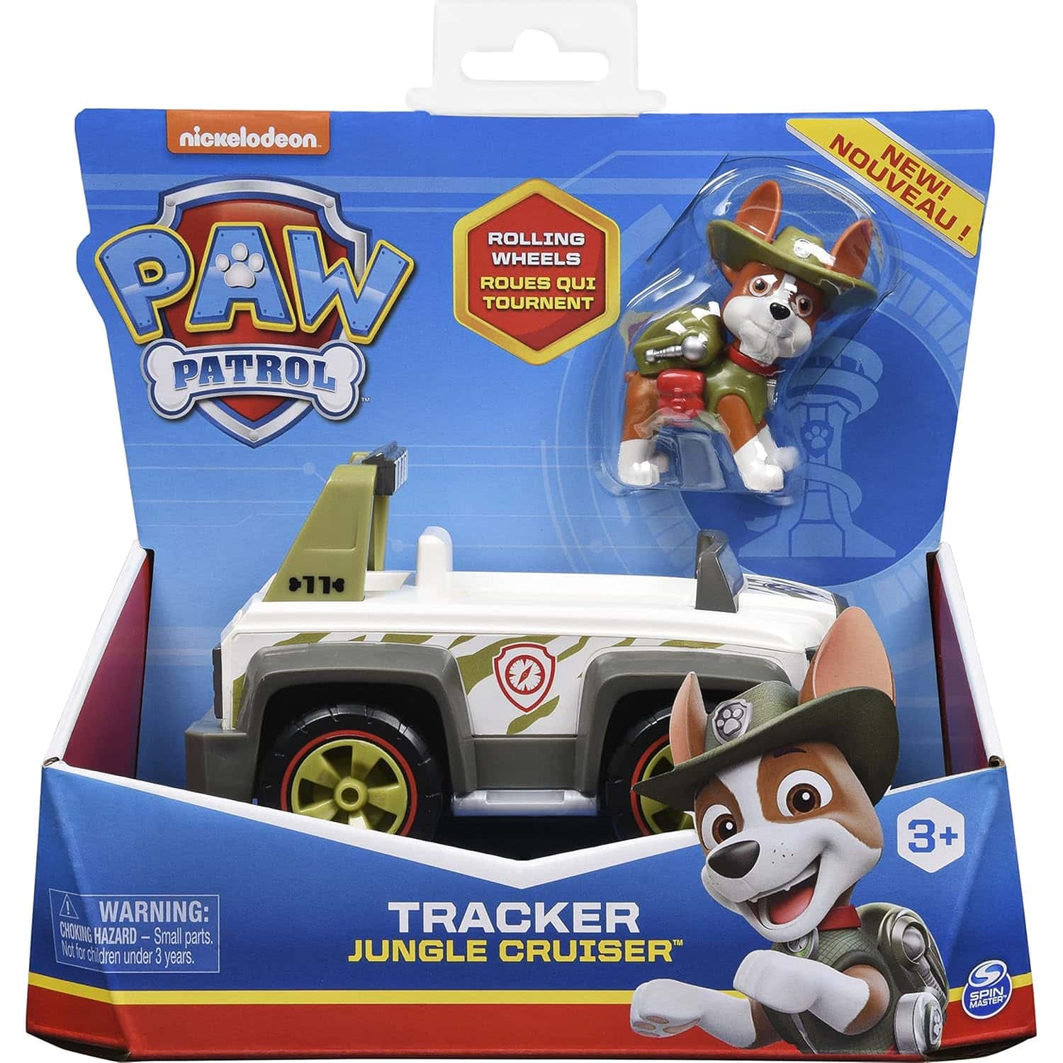 amazon-6a1ad42fc7505 Paw Patrol Tracker's Jungle Cruiser Vehicle with Figure for Kids 3+ - vue 3