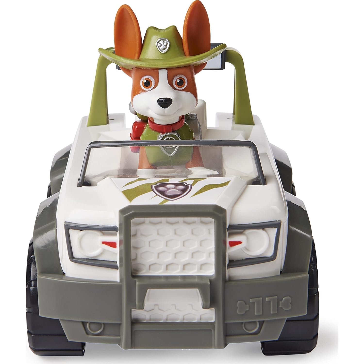 amazon-6a1ad4347f80b Paw Patrol Tracker's Jungle Cruiser Vehicle with Figure for Kids 3+ - vue 5