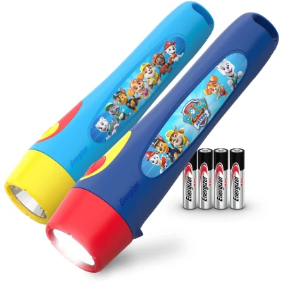 Energizer PAW Patrol LED Flashlights for Kids, 2-Pack with Batteries