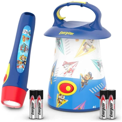PAW Patrol LED lantern and flashlight combo for kids with batteries