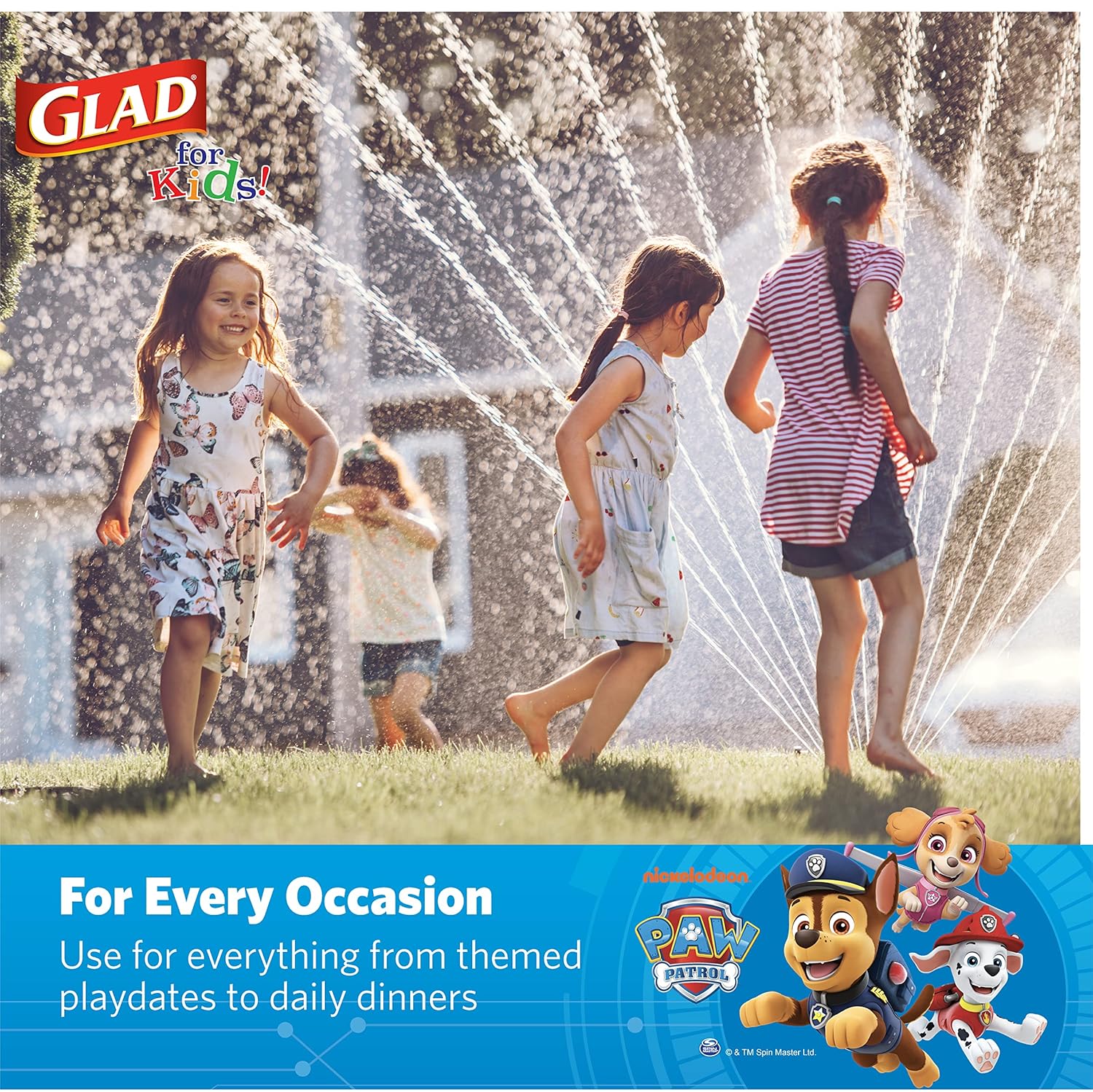 amazon-6a1ad5fa82a10 Glad Paw Patrol disposable paper plates, heavy duty soak proof 8.5 inch, 20 count - vue 6