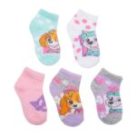 Paw Patrol Girls 5 Pack Shorty Socks - vue 4