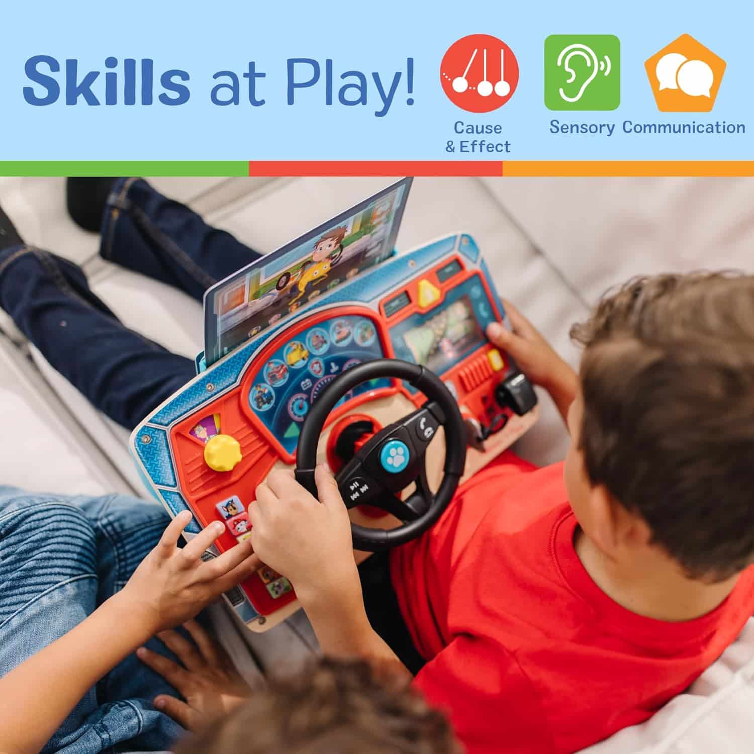 amazon-6a1ad7bd22e0c PAW Patrol wooden dashboard activity board for kids ages 3 and up - vue 6